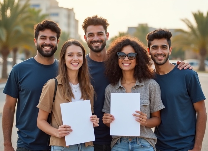 مجموعة من المتدربين الناجحين